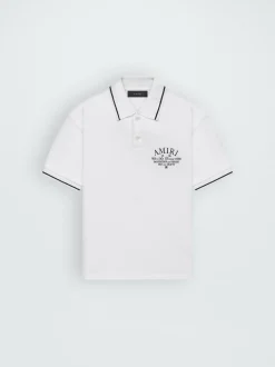 AMIRI ARTS DISTRICT PIQUE POLO