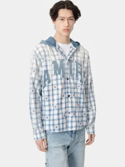 AMIRI HOODED OVERSHIRT