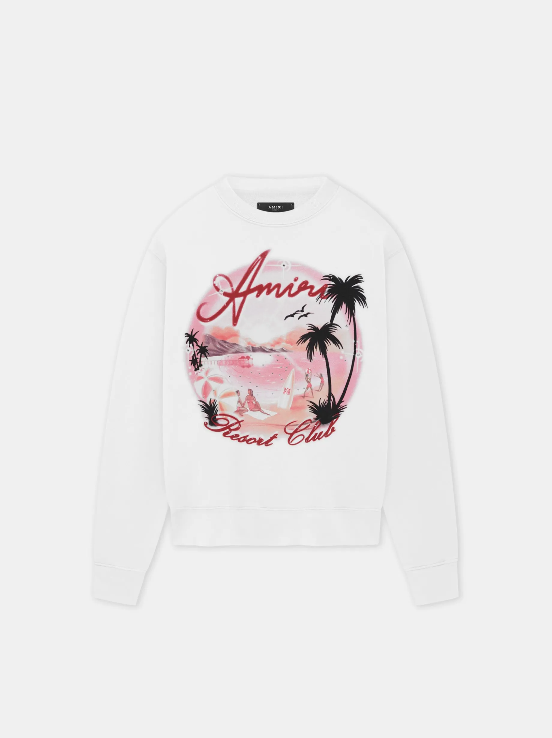 AMIRI PARADISE AIRBRUSH CREW