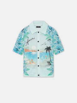 AMIRI PARADISE CROCHET POLO