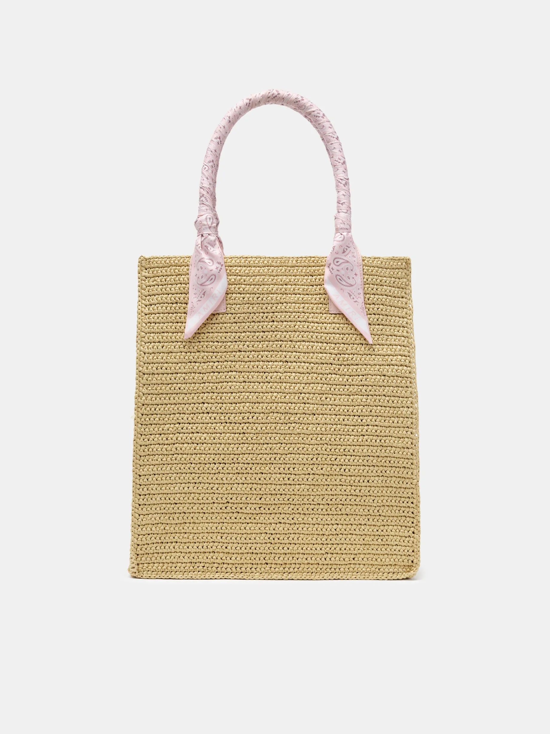 AMIRI RAFFIA TOTE