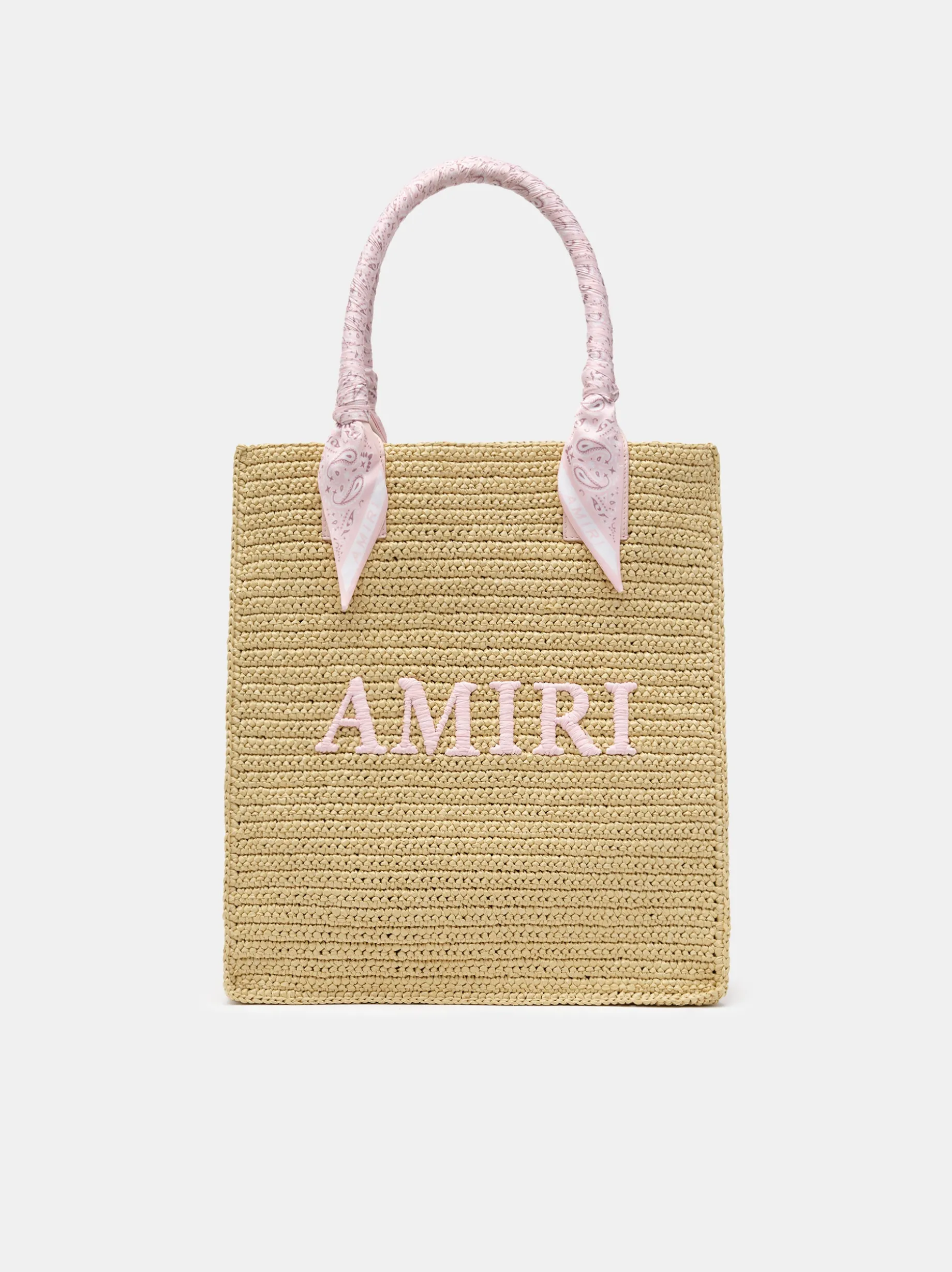 AMIRI RAFFIA TOTE