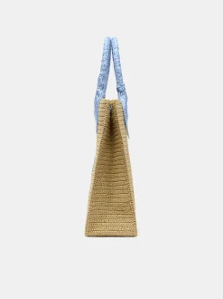 AMIRI RAFFIA TOTE