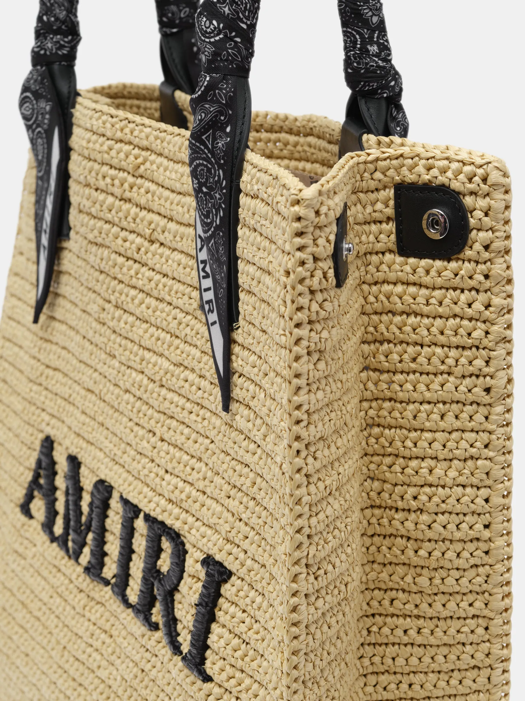 AMIRI RAFFIA TOTE