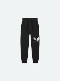 AMIRI STAGGERED SCRIBBLE SWEATPANT