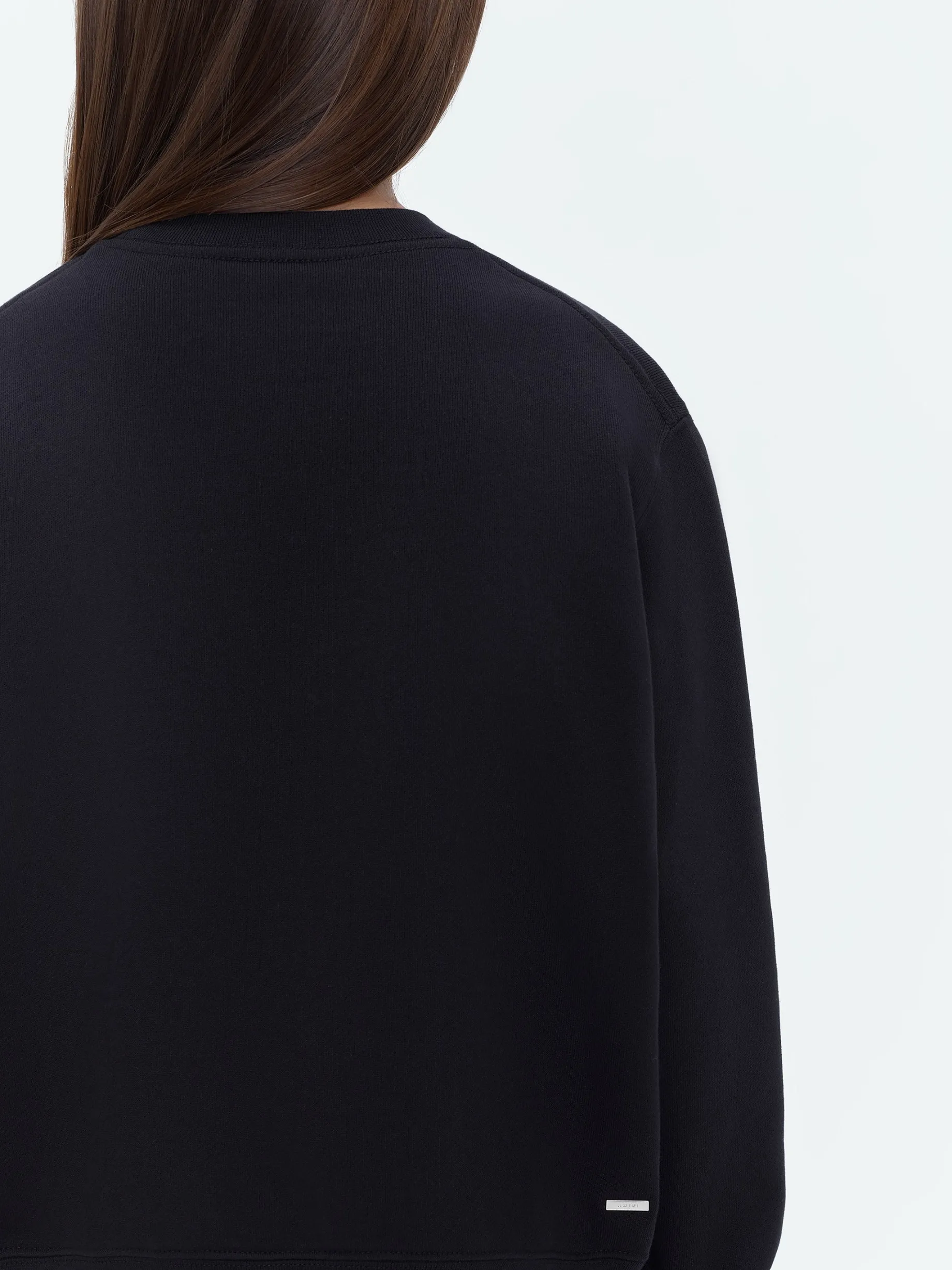 AMIRI STAGGERED SCRIBBLE CREWNECK