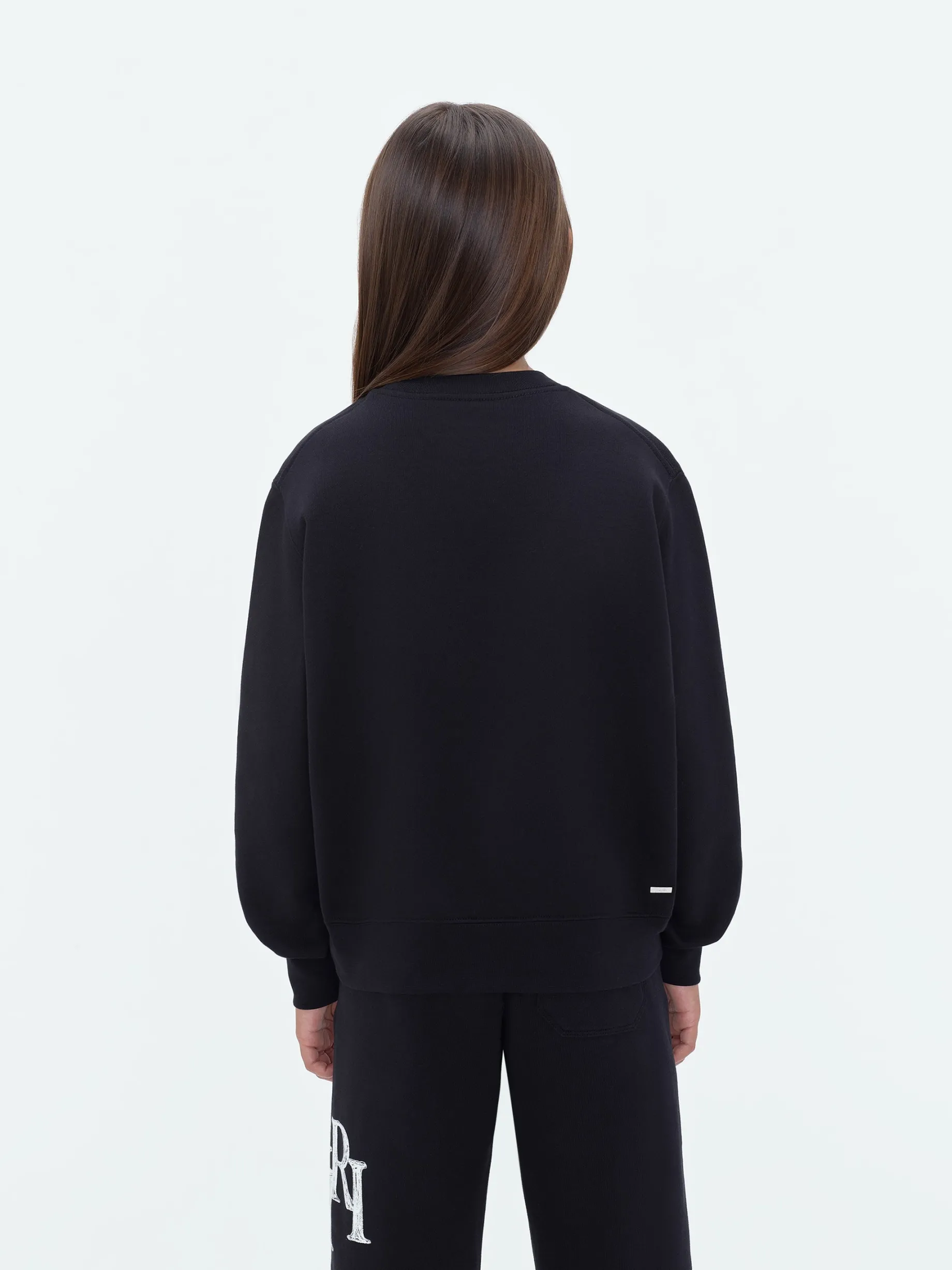 AMIRI STAGGERED SCRIBBLE CREWNECK
