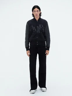 AMIRI STAGGERED VARSITY JACKET