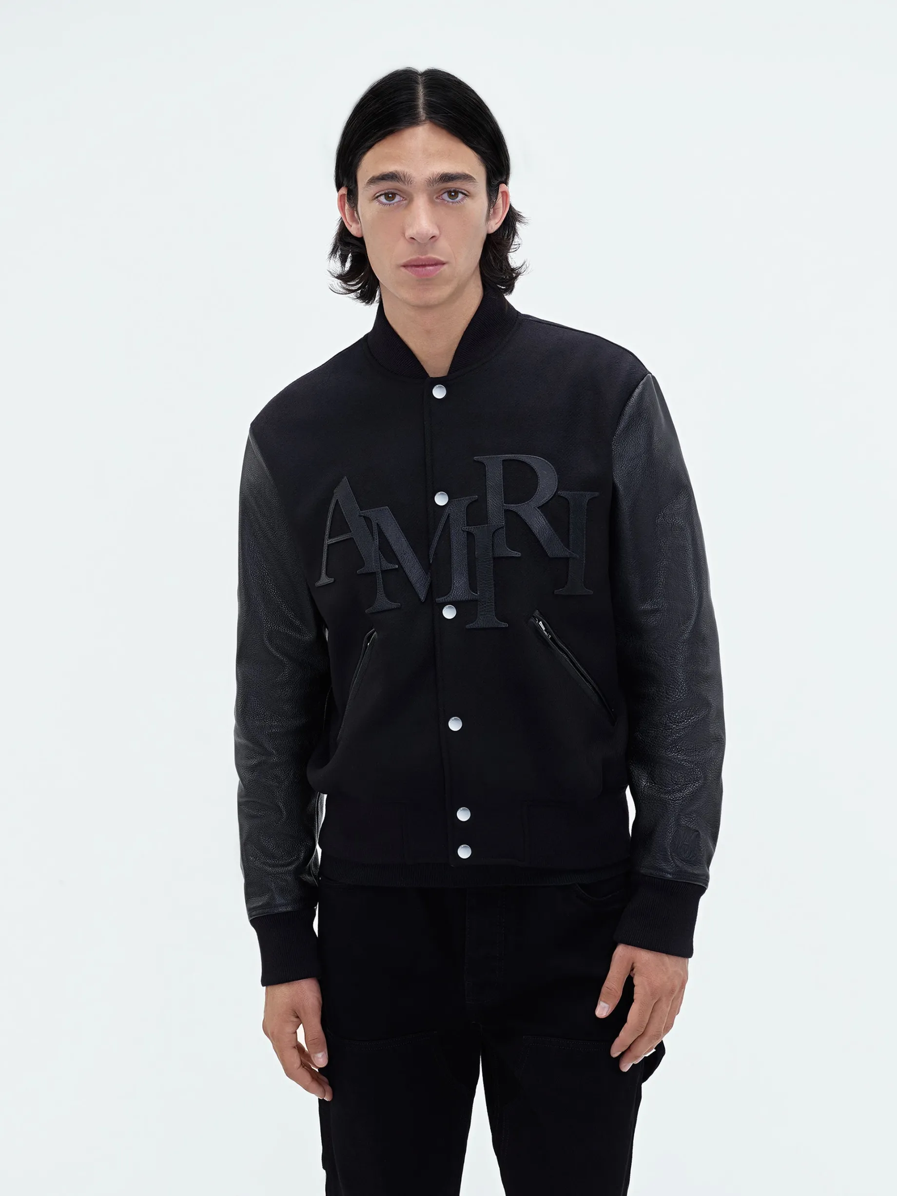 AMIRI STAGGERED VARSITY JACKET