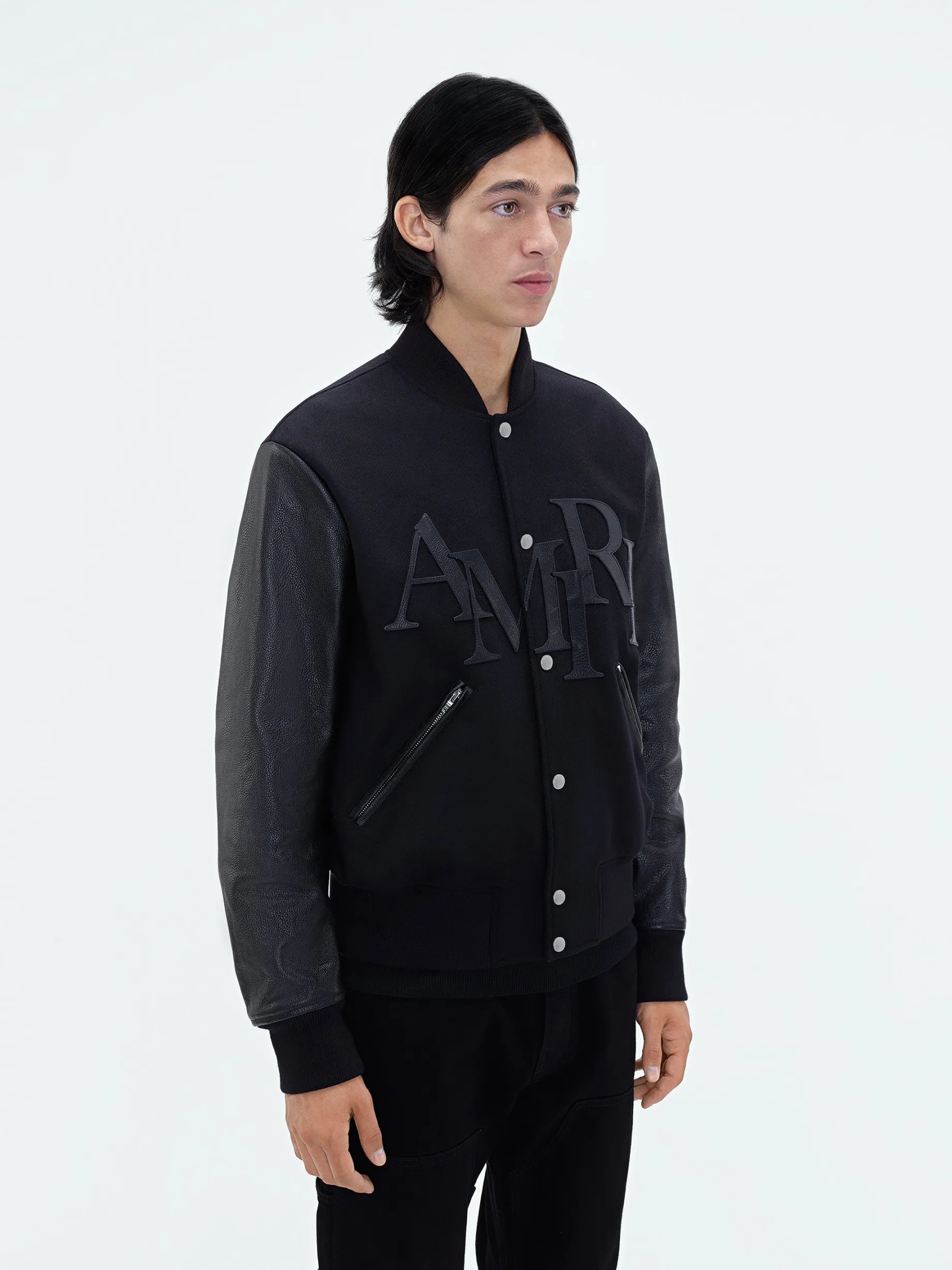 AMIRI STAGGERED VARSITY JACKET