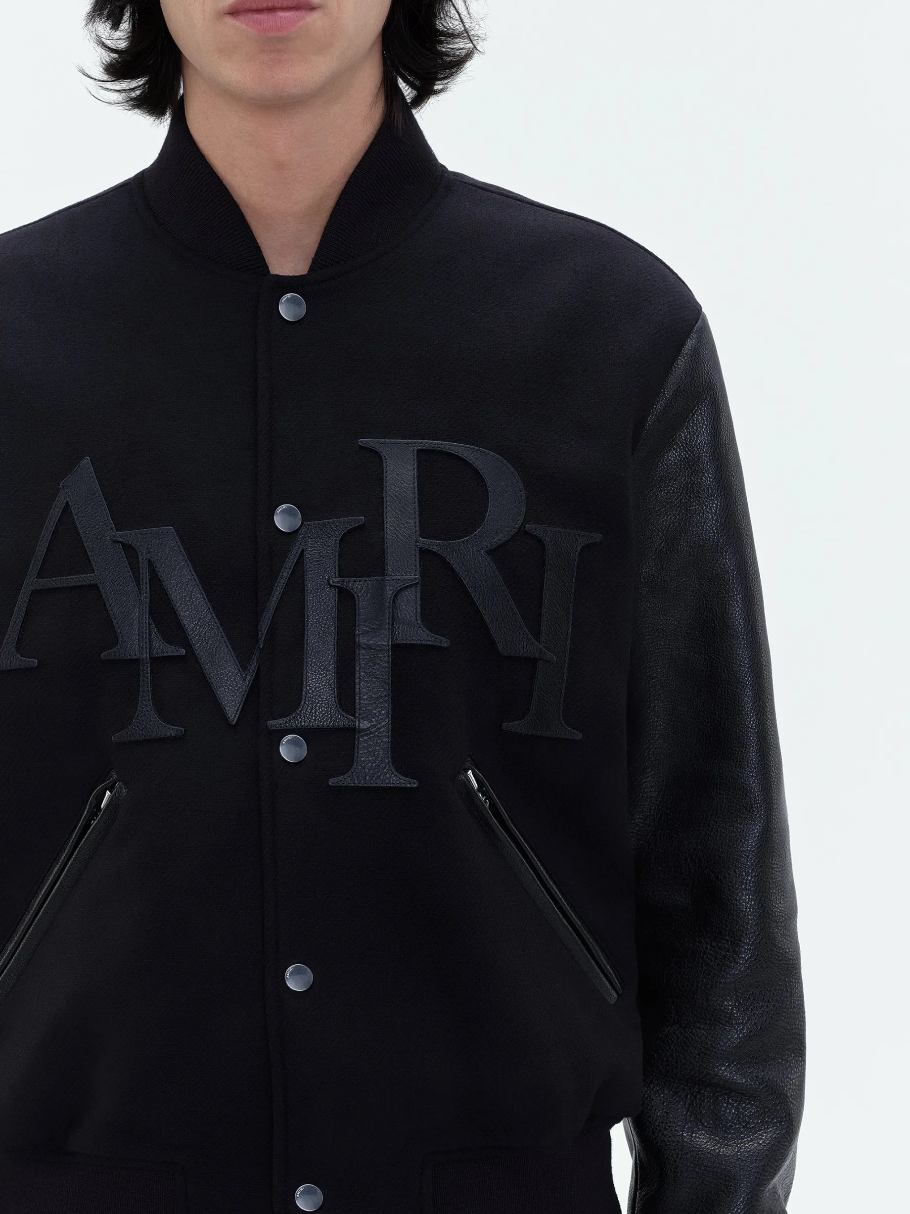 AMIRI STAGGERED VARSITY JACKET