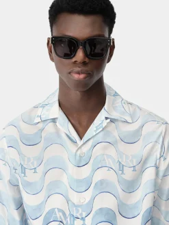 AMIRI STAGGERED WAVE SHIRT