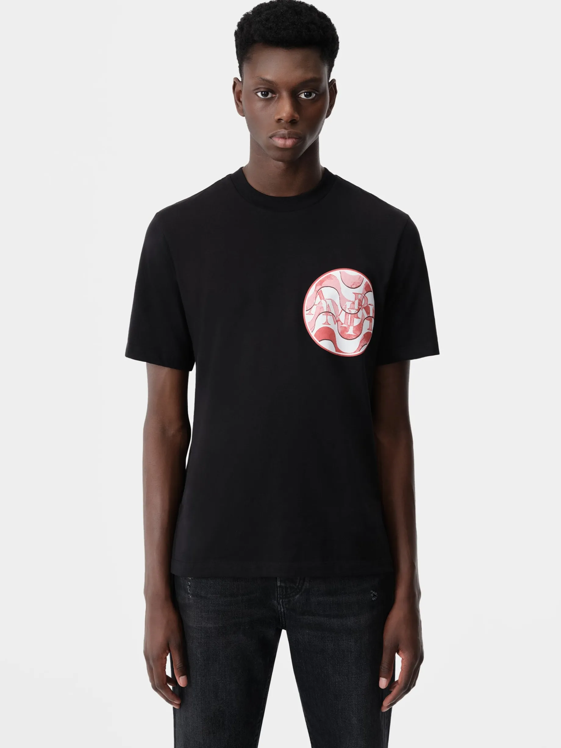 AMIRI STAGGERED WAVE TEE