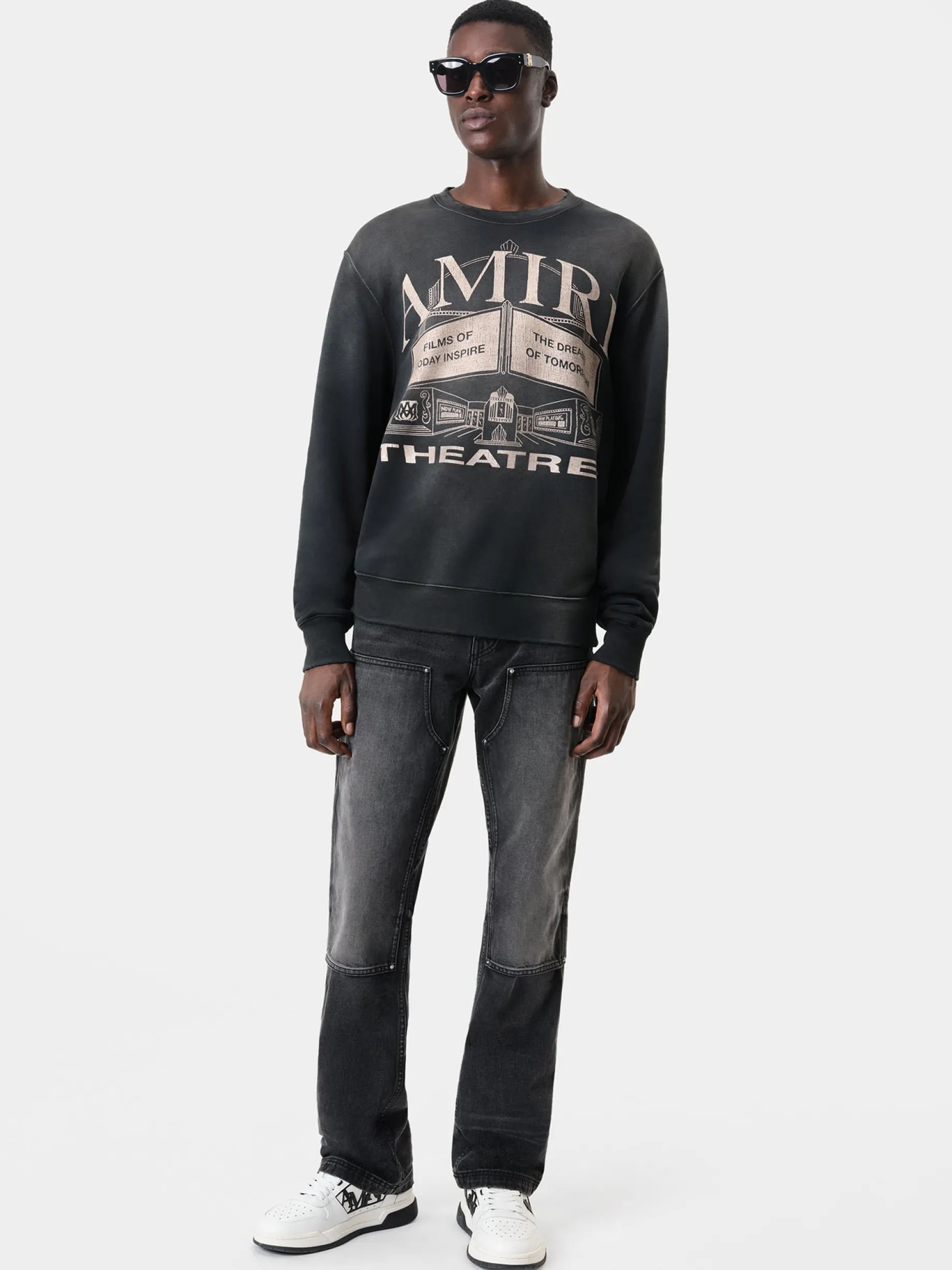 AMIRI THEATERS VINTAGE CREW