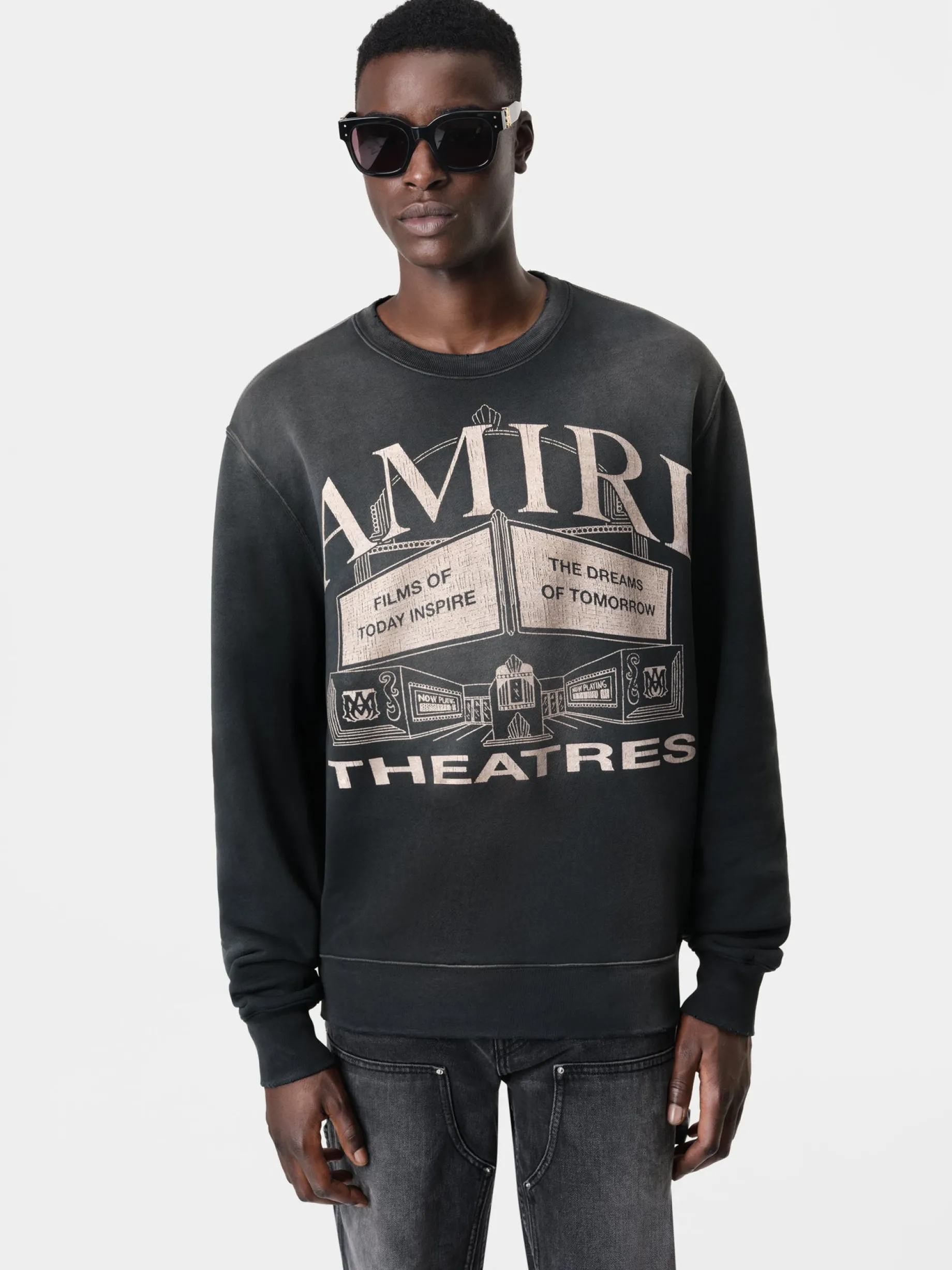 AMIRI THEATERS VINTAGE CREW