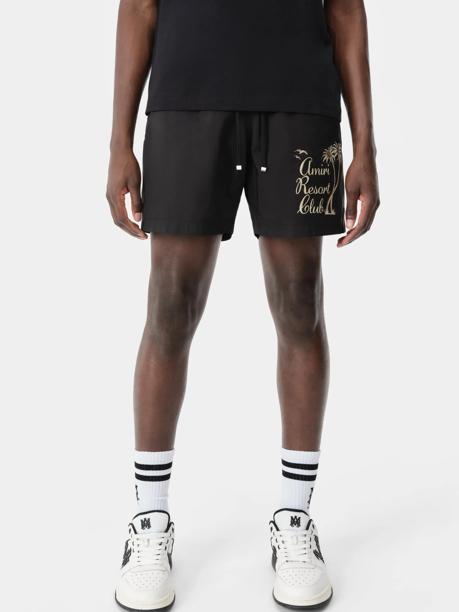 AMIRI TWISTED PALMS SWIM TRUNK