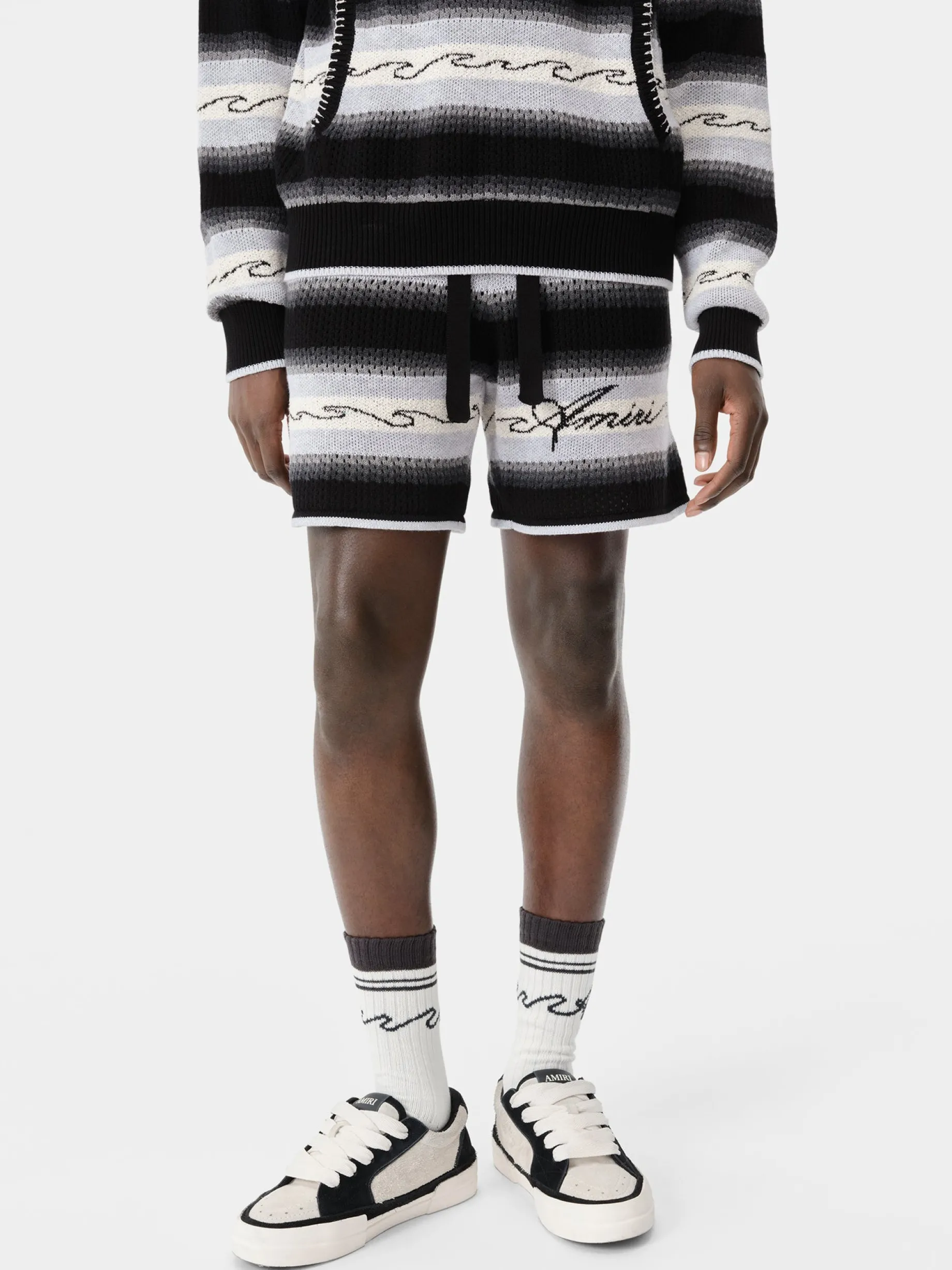 AMIRI WAVE BAJA STRIPE SHORT
