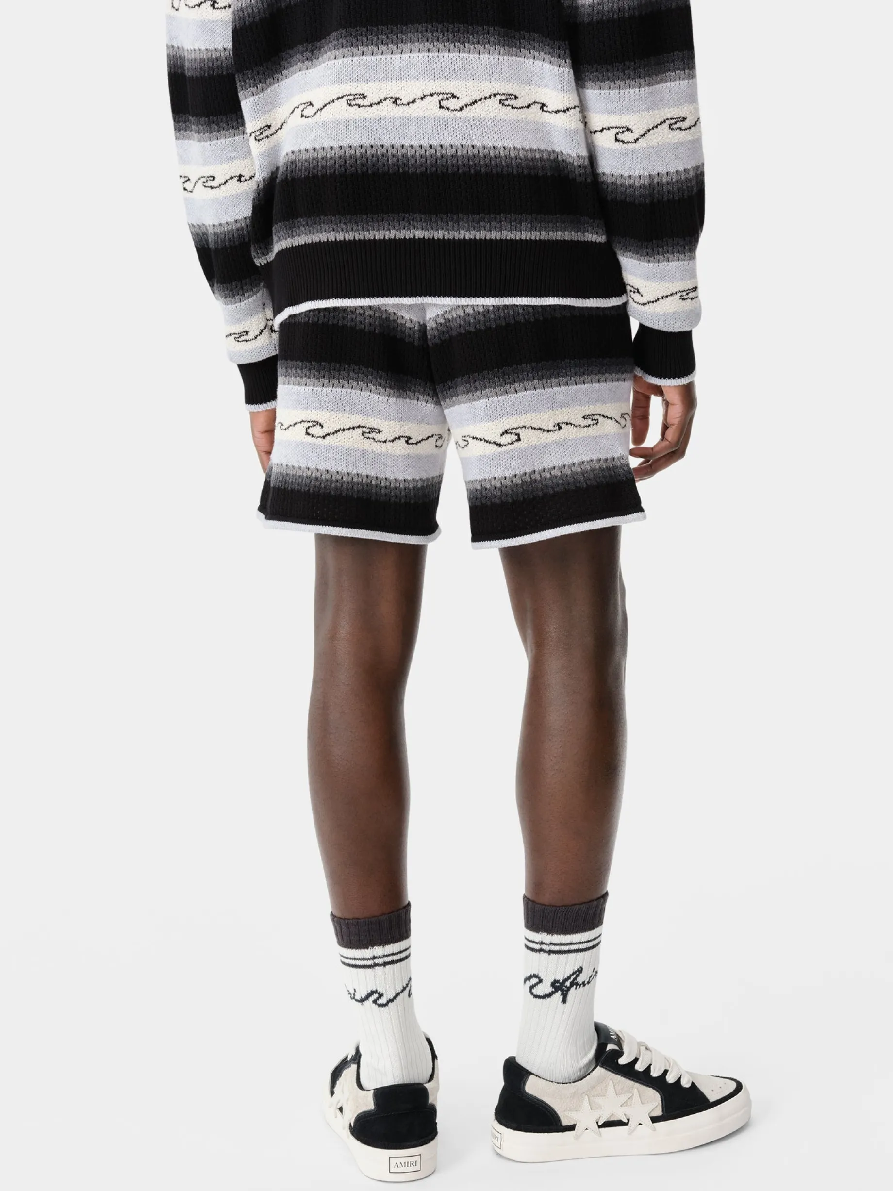 AMIRI WAVE BAJA STRIPE SHORT