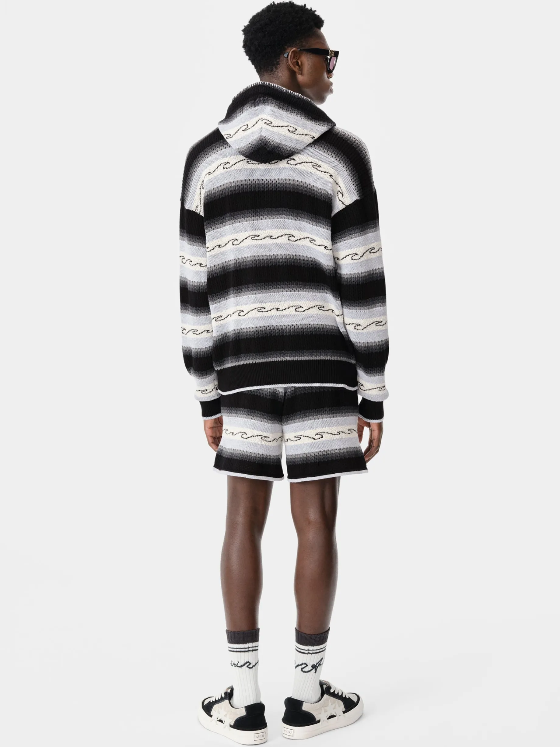 AMIRI WAVE BAJA STRIPE SHORT