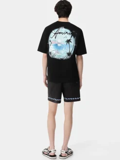 AMIRI WAVE SWIM TRUNK