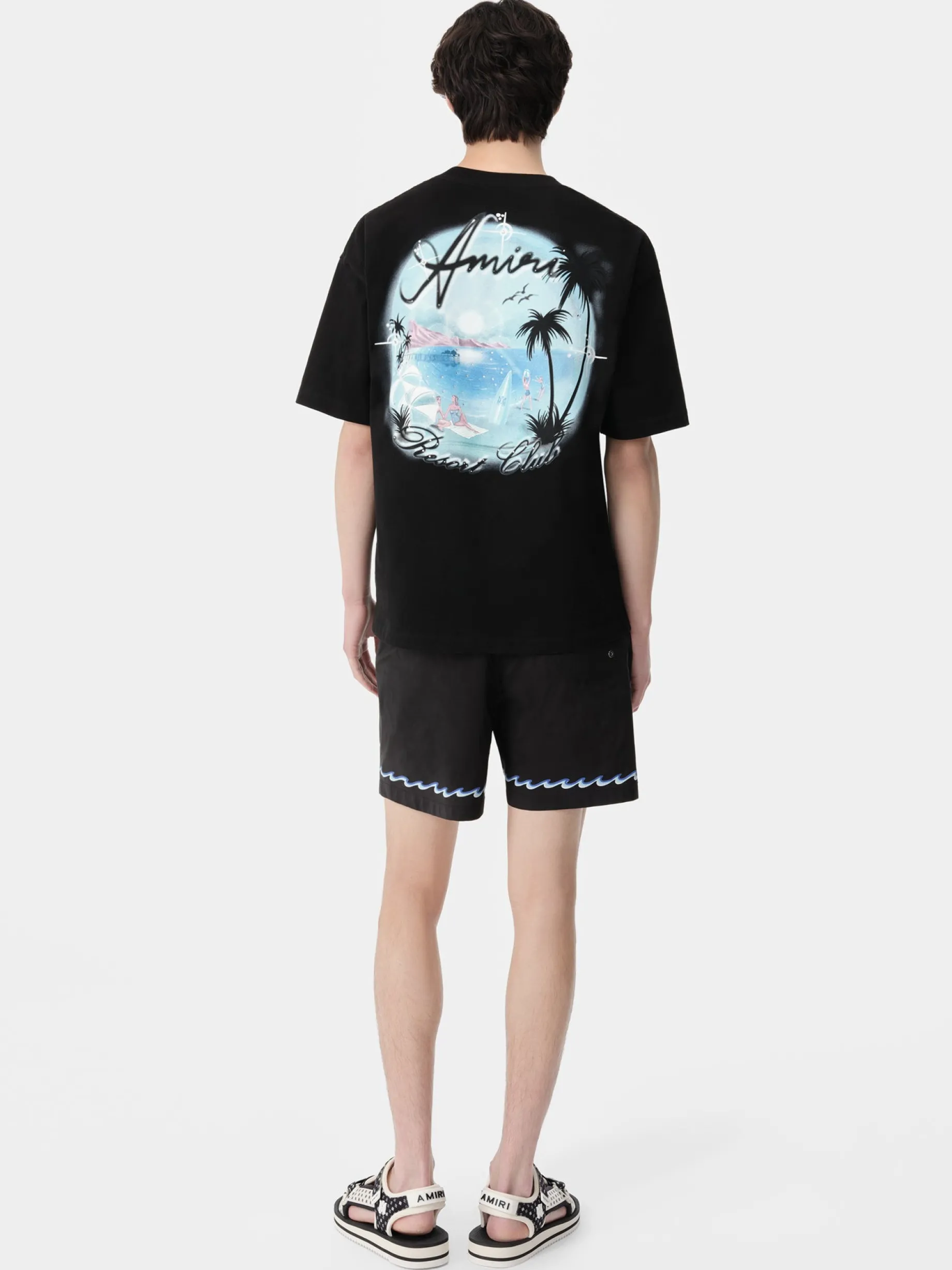 AMIRI WAVE SWIM TRUNK