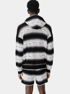 AMRI WAVE BAJA STRIPE HOODIE