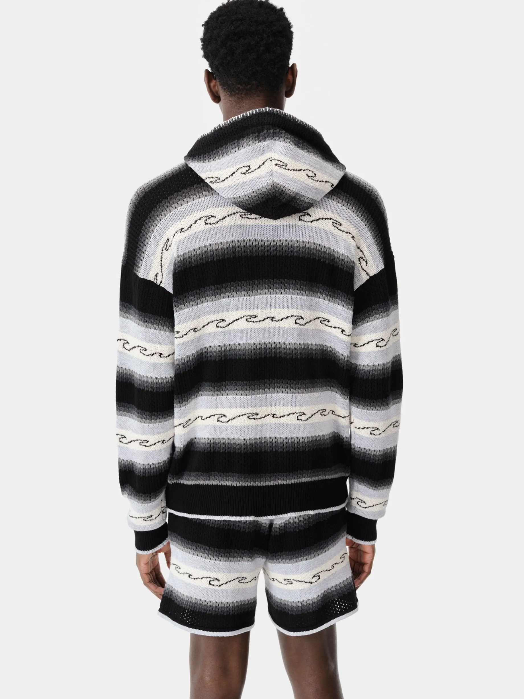 AMRI WAVE BAJA STRIPE HOODIE