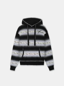 AMRI WAVE BAJA STRIPE HOODIE