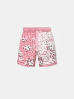 BANDANA FLORAL SHORT