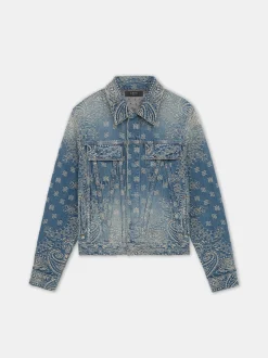 BANDANA JACQUARD MA TRUCKER JACKET