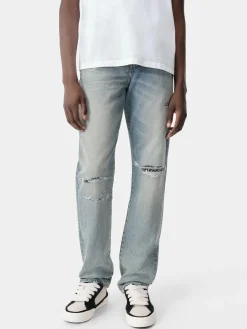 BANDANA REPAIR STRAIGHT JEAN