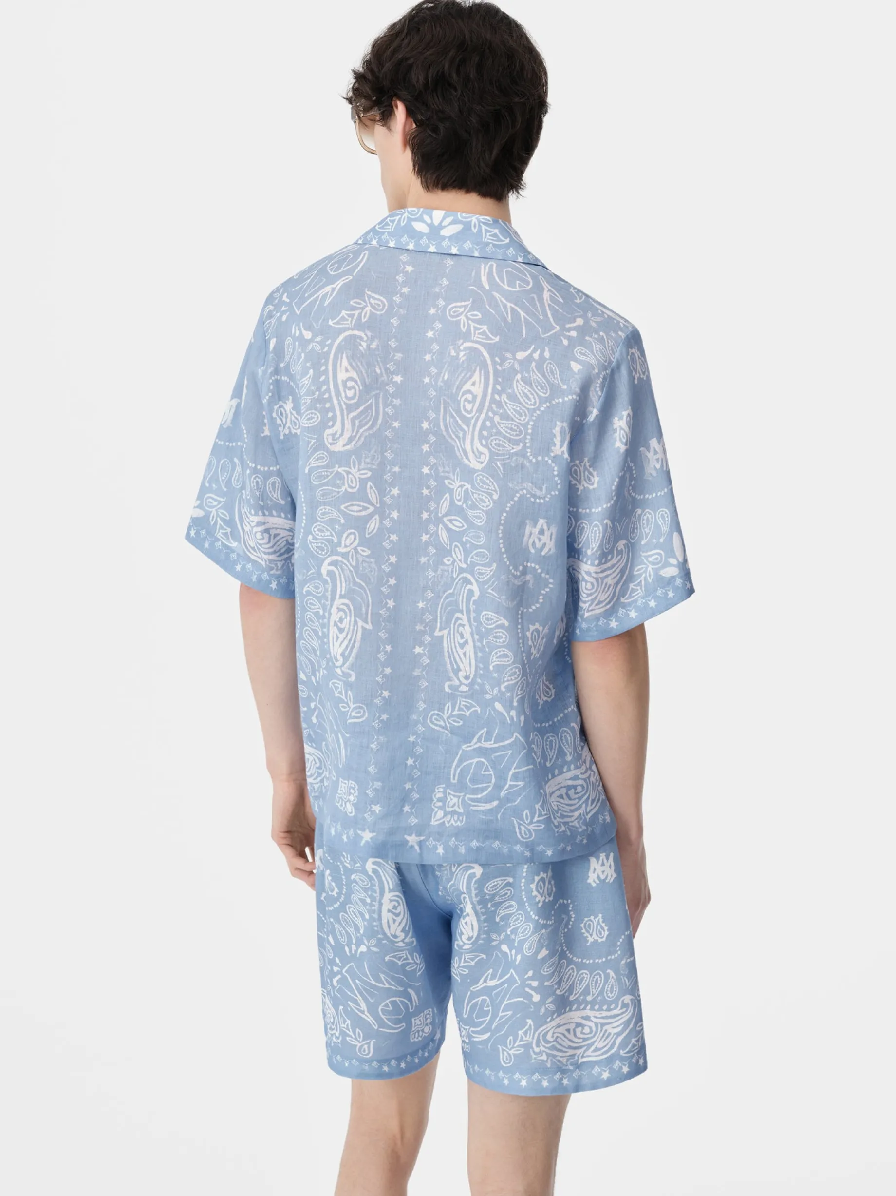 BANDANA WATERCOLOR CAMP SHIRT