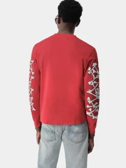 BONES STACKED LONG SLEEVE TEE