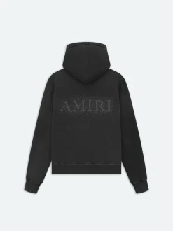 CRYSTAL BURST HOODIE- Faded Black
