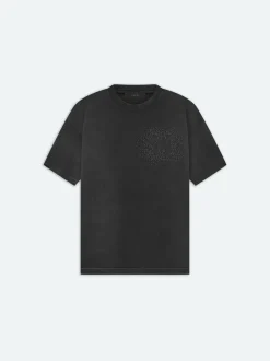 CRYSTAL BURST TEE- Faded Black