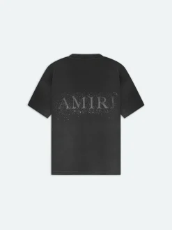 CRYSTAL BURST TEE- Faded Black