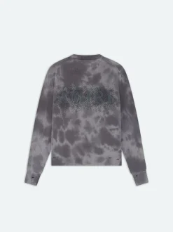 CRYSTAL CREWNECK- Faded Black