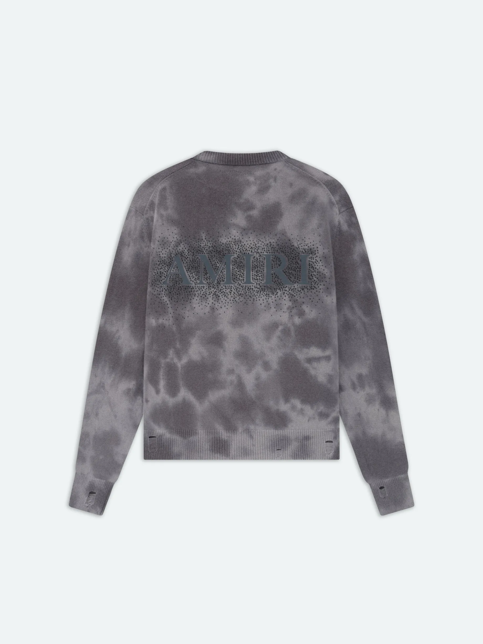 CRYSTAL CREWNECK- Faded Black