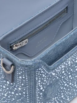CRYSTAL DENIM MICRO MA BAG