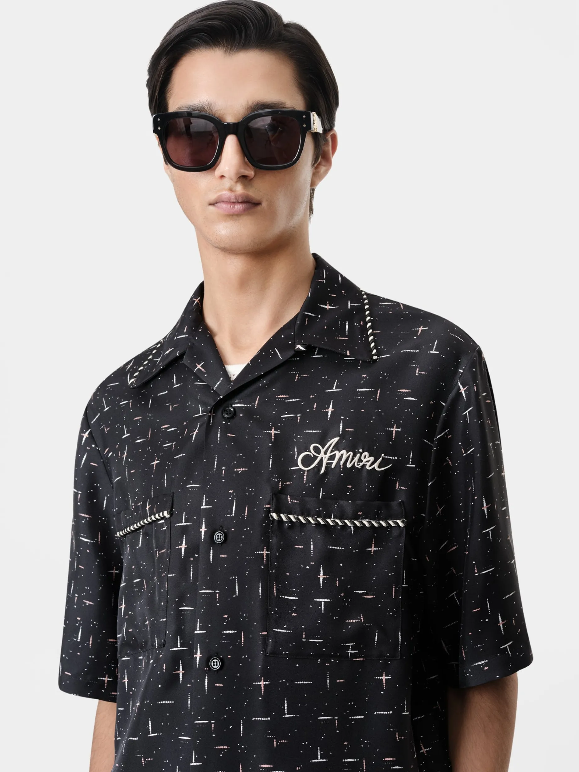 FLECK AMIRI BOWLING SHIRT