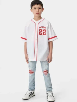 KIDS' AMIRI 22 BASEBALL SHIRT