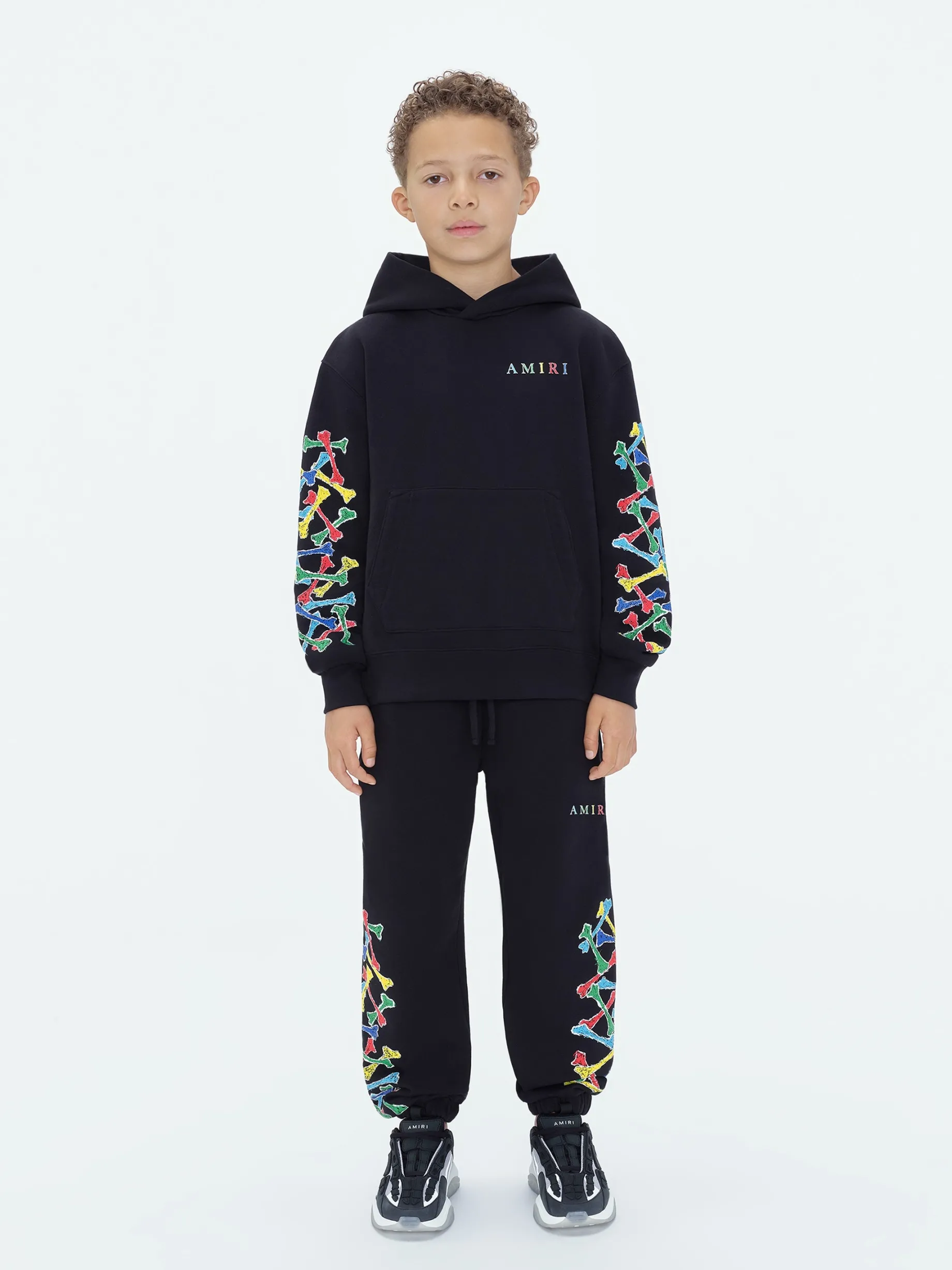 Kids Amiri Bones Scribble Hoodie