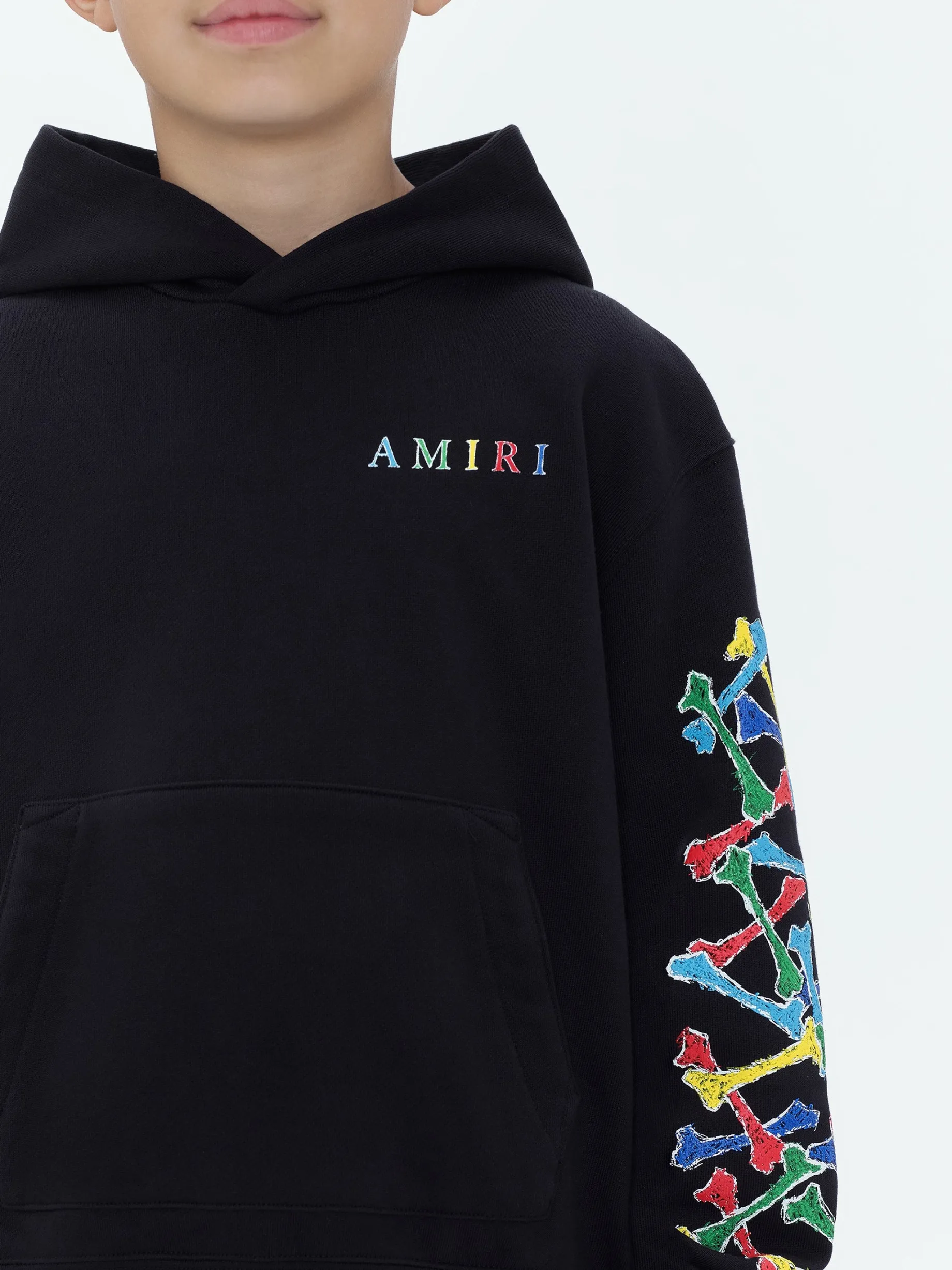 Kids Amiri Bones Scribble Hoodie