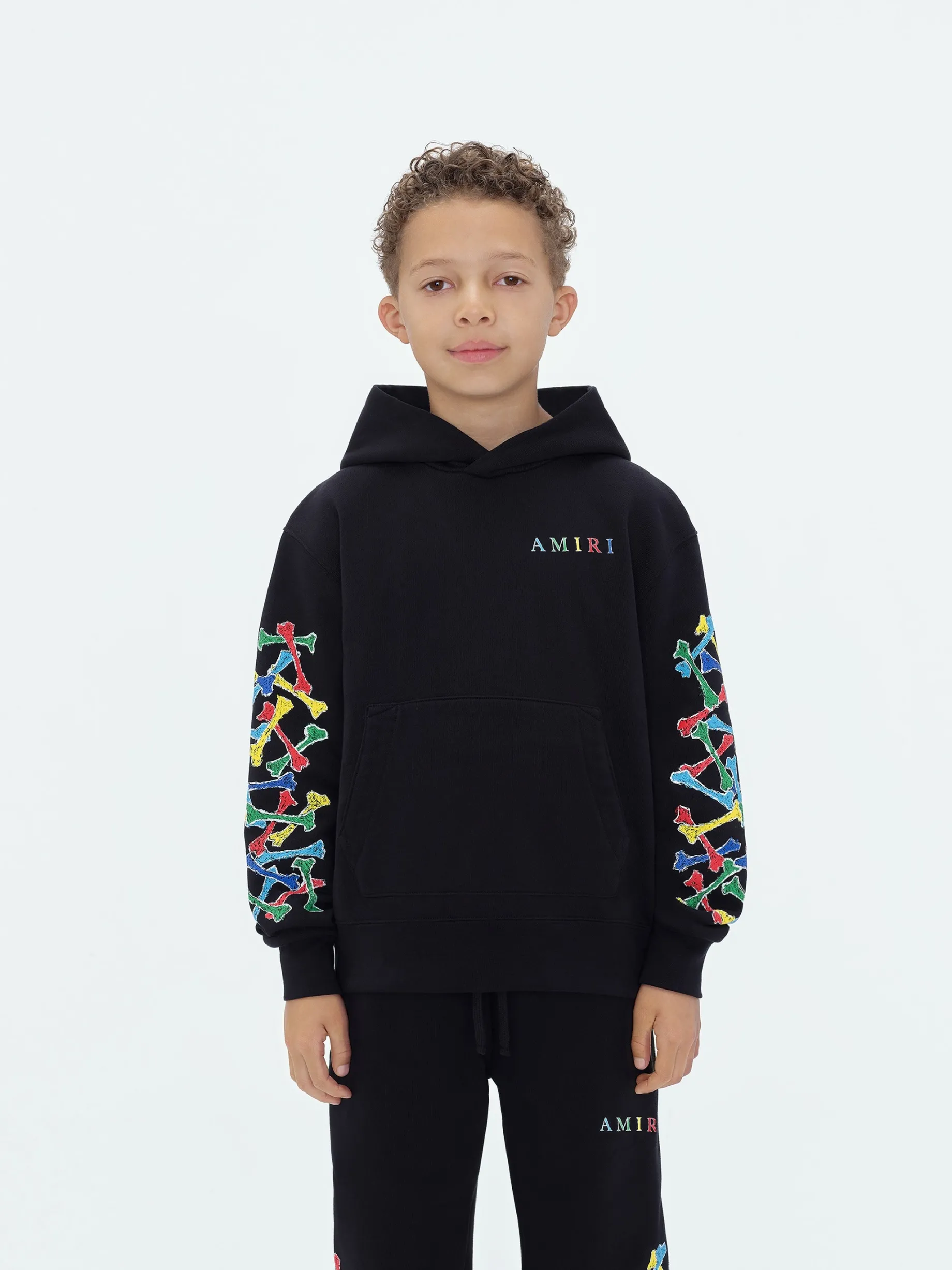 Kids Amiri Bones Scribble Hoodie