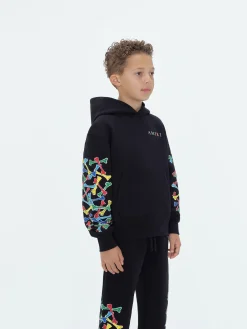 Kids Amiri Bones Scribble Hoodie