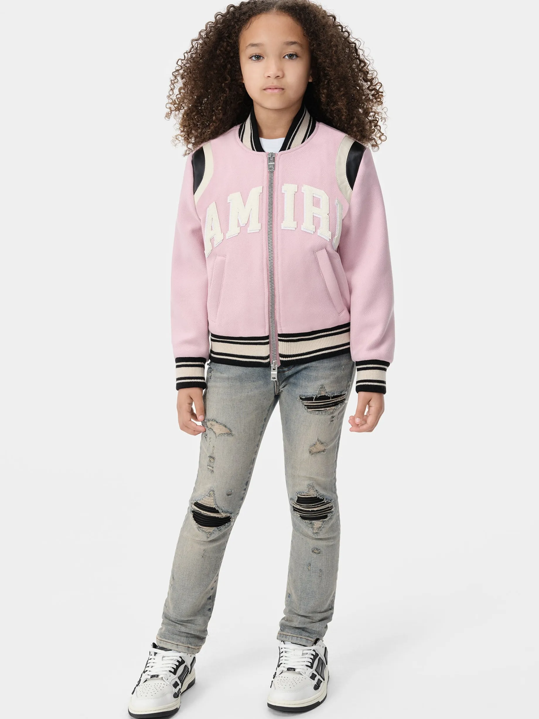 KIDS' AMIRI COLLEGIATE BOMBER