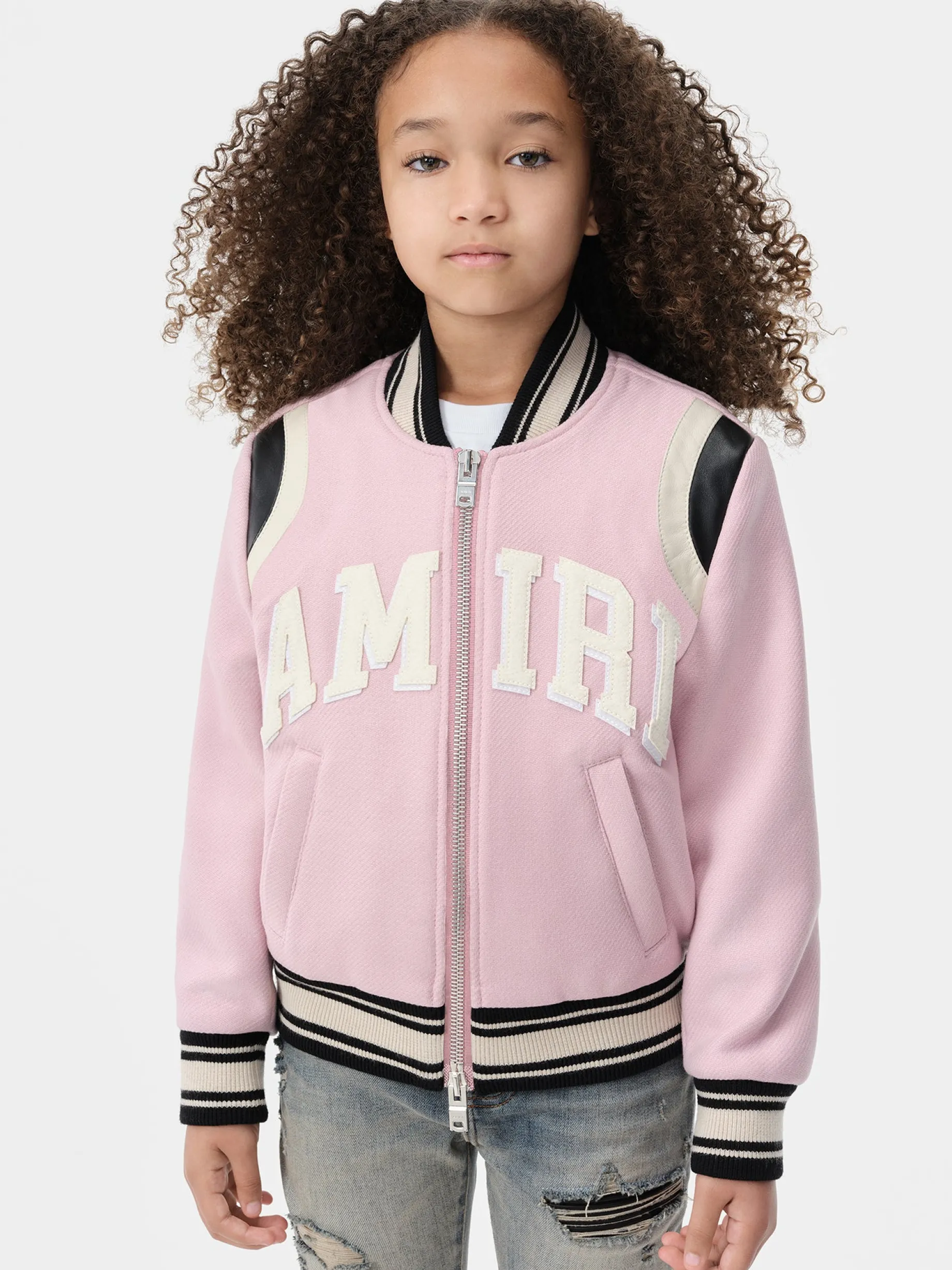 KIDS' AMIRI COLLEGIATE BOMBER