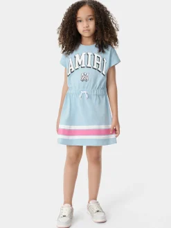 KIDS' AMIRI STRIPE T-SHIRT DRESS