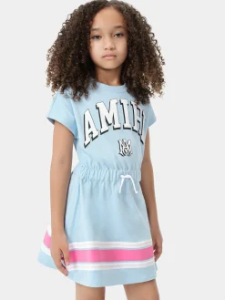 KIDS' AMIRI STRIPE T-SHIRT DRESS