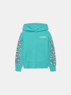 KIDS' BANDANA BONES STACKED HOODIE